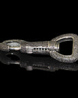 Iced out carabiner pharrell keychain black