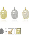 bape necklace pendant rope chain and diamond