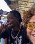 Nigo Loverboy Drake smiley face beads necklace