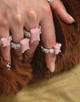 eternity ring acrylic fashion ring gemstone harry winston ring price
