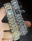 Rolex Presidential bracelet 9ct Gold Rolex Style Iced Out Presidential Bracelet diamond