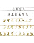 Personalized Name Necklace - Kim Kardashian Saint Choker