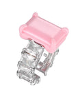 eternity ring acrylic fashion ring gemstone ifandco