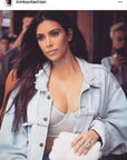 Personalized Name Necklace - Kim Kardashian Saint Choker