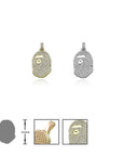 bape necklace pendant free chain included