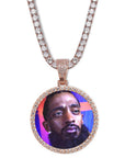 Custom memorial photo necklace chain locket charm pendant