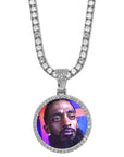 Custom memorial photo necklace chain locket charm pendant