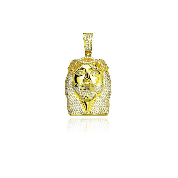 Messiah jesus piece gold pendant necklace gold