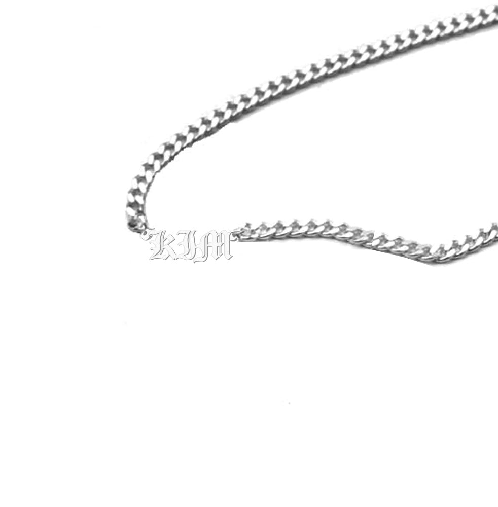 variety kardashians interview kim nameplate mini choker gothic letters font custom name choker