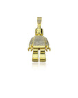 ifanfco buy lego man diamond pendant necklace chain 