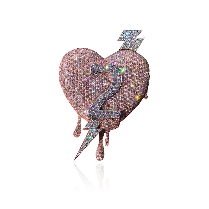 Lil Uzi Vert Cops Iced Out Luv Is Rage 2 Chain diamond necklace chain