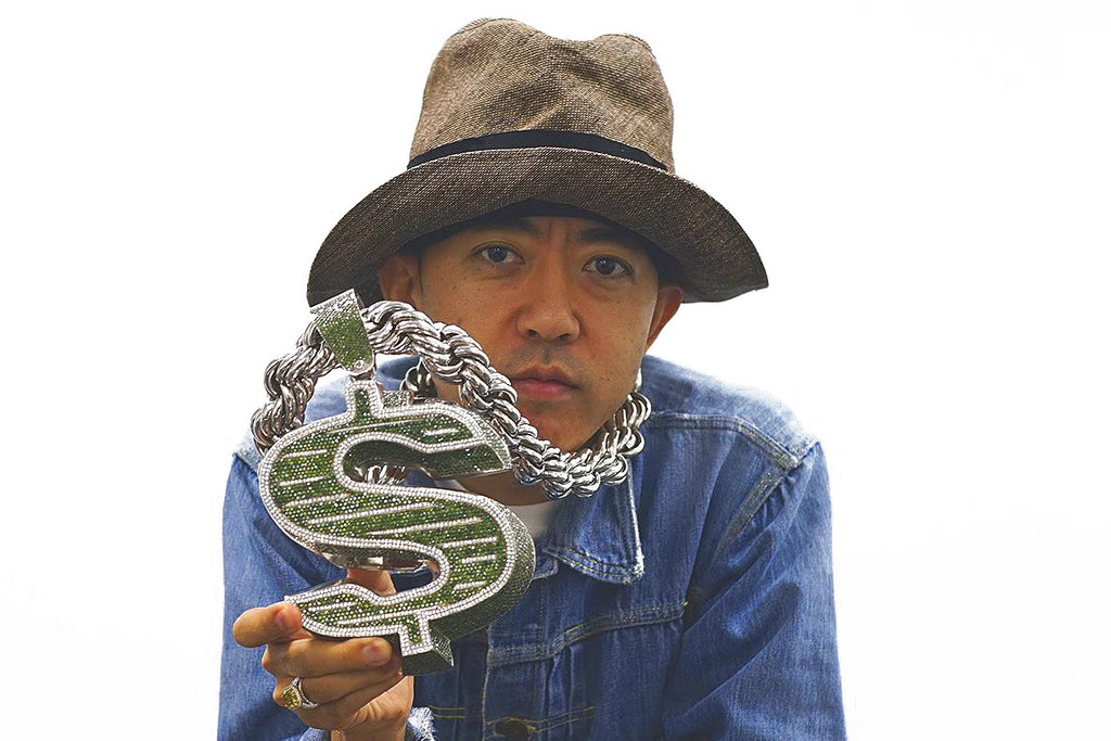 Micro bbc icecream pendant & necklace chain as seen on Pharrell Nigo –  Bijouterie Gonin