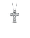 Nano Asscher Cut Diamond Cross jacob mrflawless pendant necklace chain ifandco