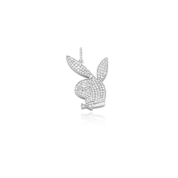 playboi carti playboy bunny upside down pendant necklace chain as seen on blac chyna dating snapchat