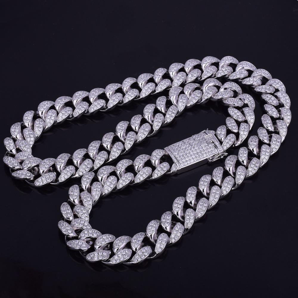 20MM Miami cuban link chain as seen on LIL UZI VERT special clasp gold vvs diamond