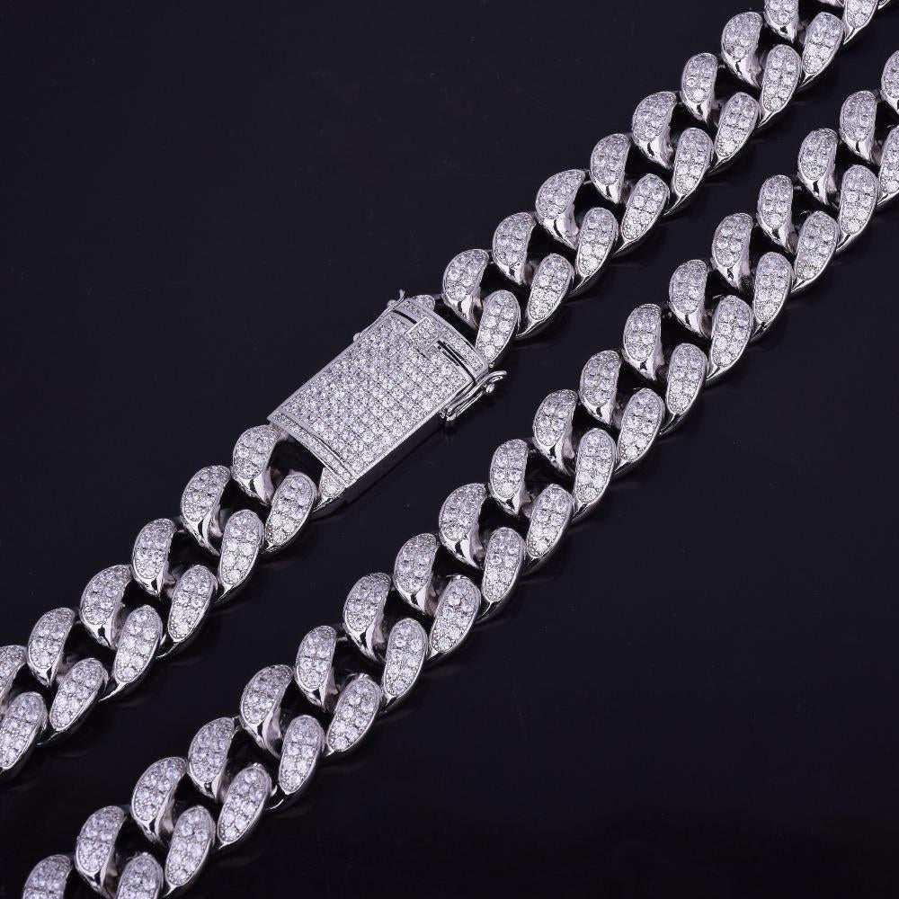 20MM Miami cuban link chain as seen on LIL UZI VERT special clasp gold vvs diamond