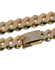 curb cuban link 20mm necklace chain fully iced custom clasp diamond ifandco