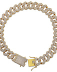 curb cuban link 20mm necklace chain fully iced custom clasp diamond ifandco