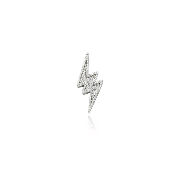 ian connor bape thunderbolt lightning pendant necklace and chain