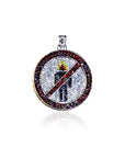 travis scott laflame no bystanders chain necklace pendant astroworld
