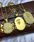 KAWS necklace pendant chain ifandco diamond