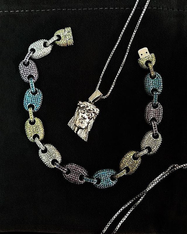 Gucci link bracelet chain necklace