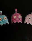 Ghost pacman pendant necklace
