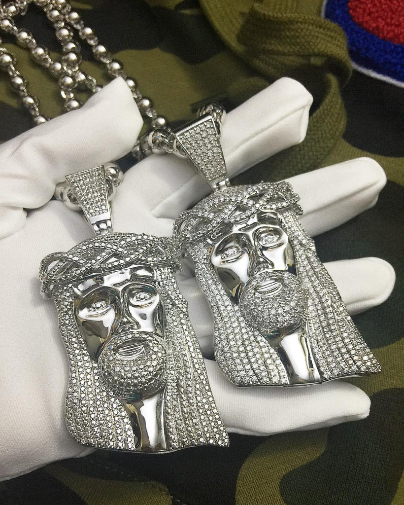 Jesus piece chain no diamond pendant & necklace