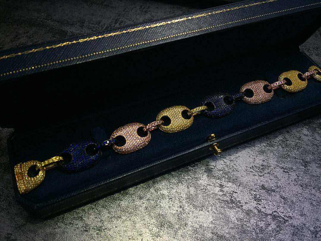 custom gucci link bracelet
