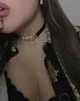 Cuban link choker