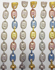 iced out gucci link bracelet or chain necklace 18mm