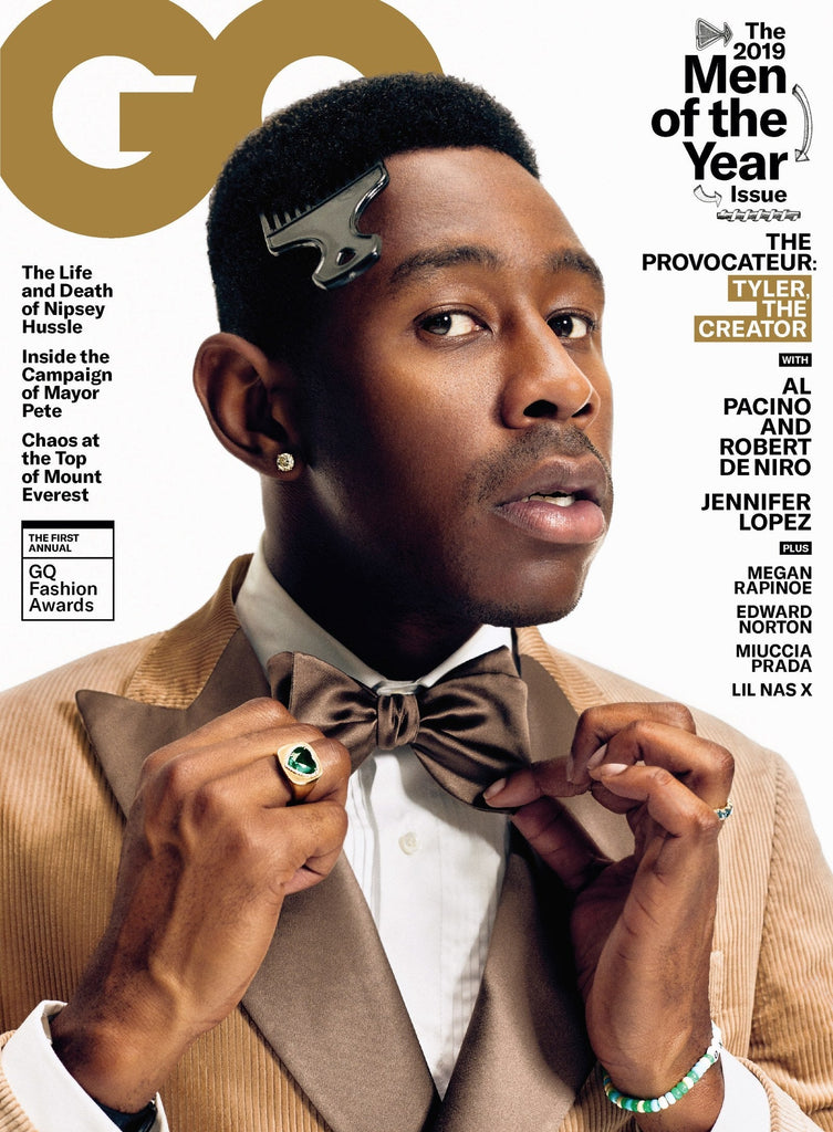 GQ Tyler the creator green heart ring emerald diamond custom made diamond vvs ifandco