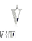 lil uzi VLONE V diamond pendant necklace chain ifadnco playboi carti ian connor 